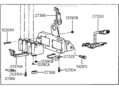 Hyundai 27301-23003 Coil Assembly-Ignition