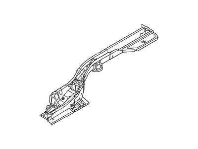 Hyundai 65710-F2010 Member Assembly-Rear Floor Side, LH