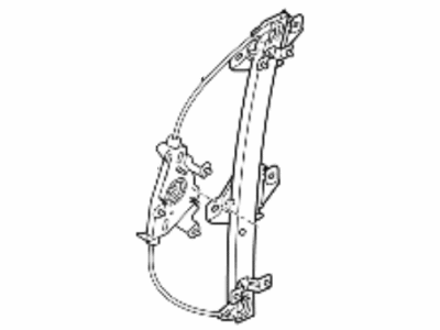 Hyundai 83404-1R010 Rear Right Power Window Regulator Assembly