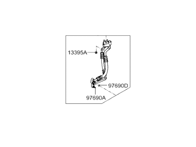 Hyundai 97761-2W800 Pipe & Tube Assembly