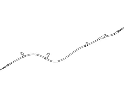 Hyundai 59760-4Z500 Cable Assembly-Parking Brake, LH