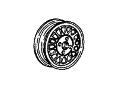 Hyundai 52910-21200 Steel Wheel Assembly