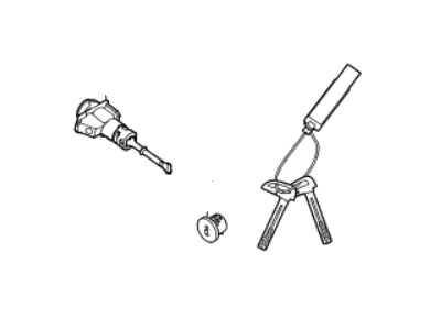 Hyundai 81905-C1500 Lock Key & Cylinder Set