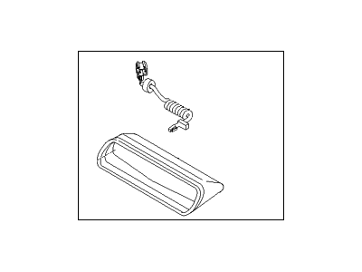 Hyundai 92700-2E050 Lamp Assembly-High Mounted Stop