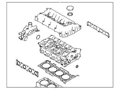 Hyundai 20920-25B00 Gasket Kit-Engine Overhaul Upper