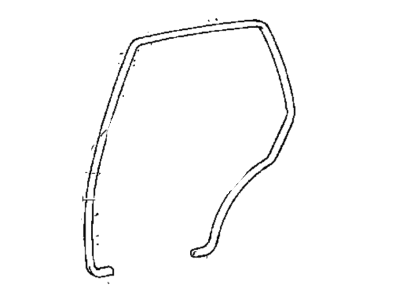 Hyundai 83120-34000-FG Weatherstrip-Rear Door Body Side RH