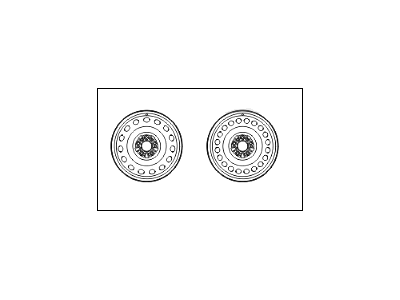 Kia 529100W910 Wheel Assembly-Temporary