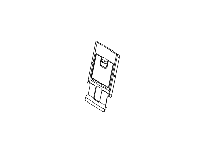 Hyundai 89980-3M000-BR Board-Rear Seat ARMREST