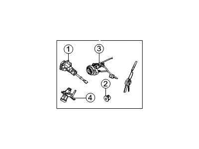 Hyundai 81905-3M000 Key Set