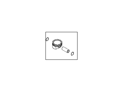 Hyundai 23041-2E221 Piston & Pin & Snap Ring Assembly