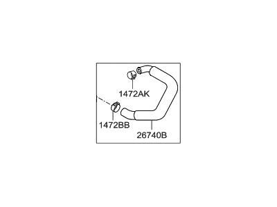 Hyundai 26720-2G750 Hose Assembly-PCV