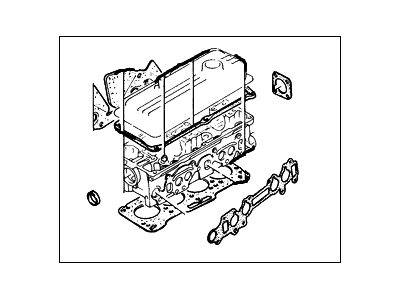 Hyundai 20920-24B00 Gasket Kit-Engine Overhaul Upper