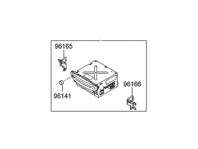 Hyundai 00269-G9000-FLT Head Unit Navigation-Float