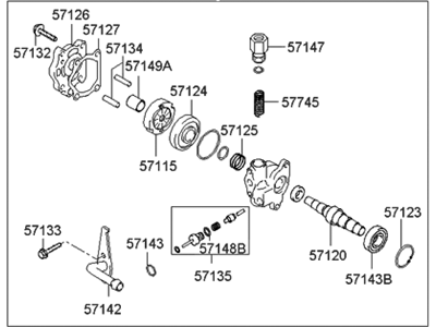 Hyundai 57110-2C200 Pump Assembly-Unit