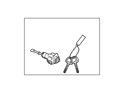 Hyundai 81980-3XC00 Door Key Sub Set, Right