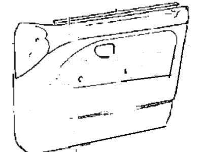 Hyundai 82241-22200 Weatherstrip-Front Door Belt Inside RH