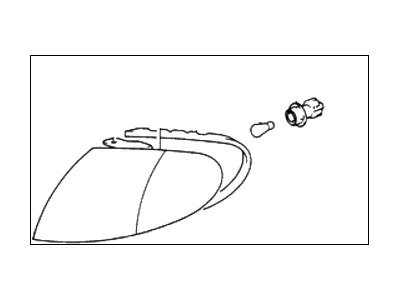 Hyundai 92301-29051 Lamp Assembly-Front Combination, LH
