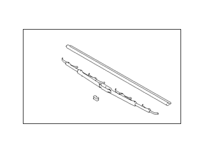 Hyundai 98350-25600 Wiper Blade Assembly, Driver