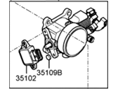 OEM 2008 Kia Spectra Body Assembly-Throttle - 3510023751
