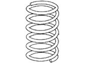 OEM 1995 Hyundai Scoupe Spring-Rear - 55350-23100