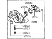 OEM 1991 Hyundai Sonata Case Assembly-Front - 21310-35002