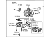 OEM 1995 Hyundai Sonata Body Assembly-Throttle - 35100-35300