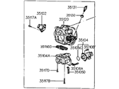 OEM 1992 Hyundai Sonata Body Assembly-Throttle - 35100-33300