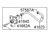 OEM Hyundai Sonata Clutch Master/Cylinder & Hose - 41605-3K100