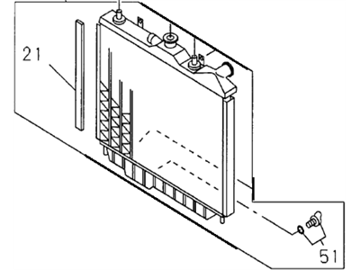 Honda 8-52478-812-0 Radiator Assembly