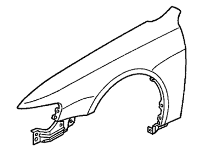 Honda 60211-S84-A90ZZ Panel, Right Front Fender (Dot)