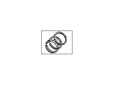 Acura 8-97162-198-0 Ring Set, Piston Std