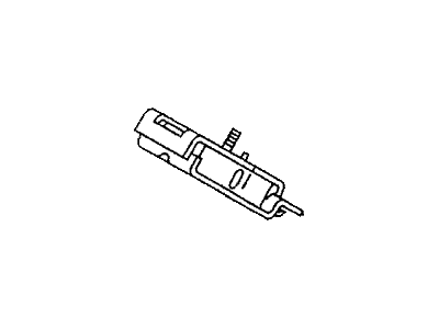 Honda 8-94375-284-0 Rubber, R. FR. Engine Foot