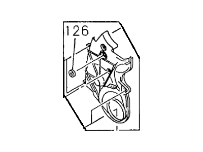 Honda 8-94449-471-4 Cover, Timing (Lower)