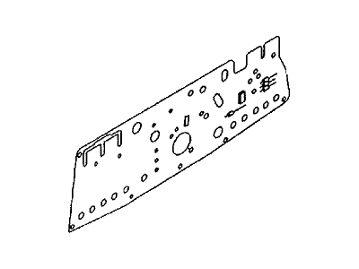 Honda 8-94383-608-0 Circuit, Printed Meter