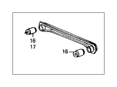 Honda 52355-SE0-A03 Arm B, Rear (Lower)