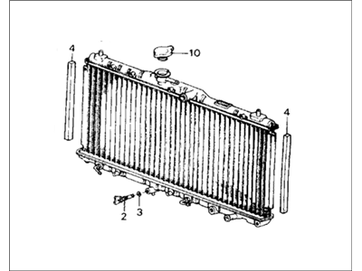 Honda 19010-PH1-305 Radiator Complete