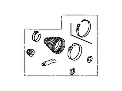 Honda 44017-T2A-A50 Boot Set, Inboard
