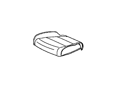 Honda 81531-SZA-A02ZC Cover, Left Front Seat Cushion Trim (Warm Gray)