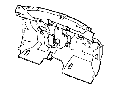 Honda 74260-TP7-A50 Insulator, Dashboard