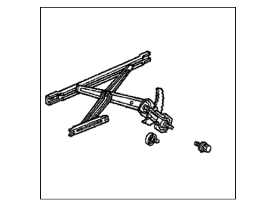 Honda 72210-SH3-A21 Regulator Assembly, Right Front Door