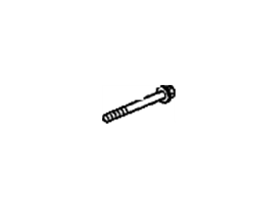 Acura 90009-P8A-A01 Bolt-Washer (10X80)