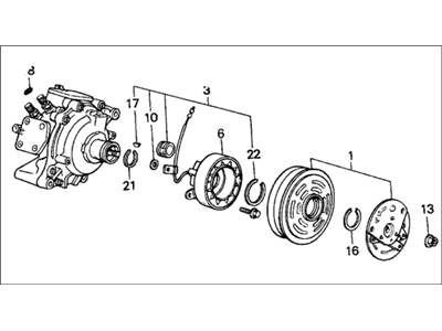 Honda 38810-PH4-A01 Compressor