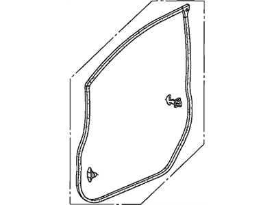 Honda 72310-SNA-A01 Weatherstrip, R. FR. Door