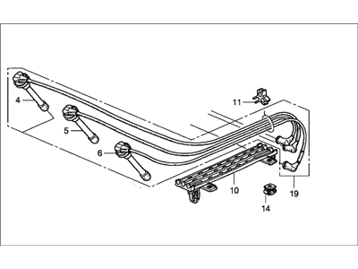 Honda 32722-P8A-A02 Wire Assembly, Ignition