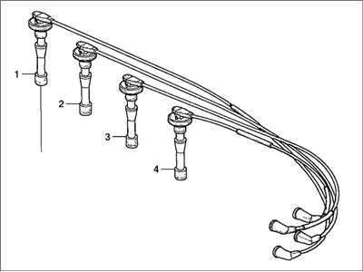 Honda 32700-PHK-405 Wire Assembly, Ignition