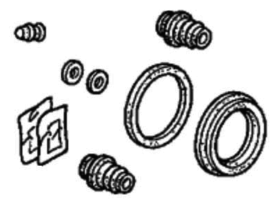 Honda 01463-SAP-010 Caliper Set, FR.