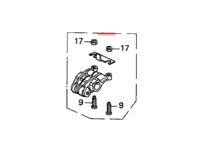 Honda 14620-P8F-A00 Arm Assembly, Intake Rocker