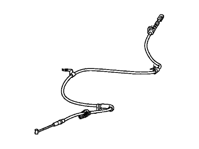 Honda 47510-TA0-A01 Wire, Passenger Side Parking Brake