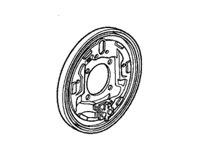 Honda 43120-SR4-A02 Plate, Left Rear Brake Backing