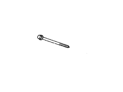 Honda 90023-P01-000 Bolt, Flange (8X105)